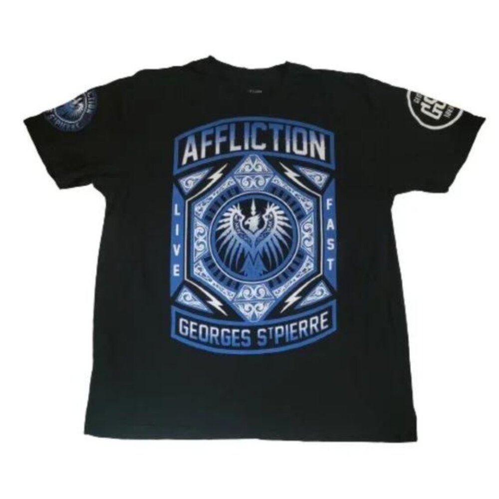 Affliction Mens George St Pierre Forever T-Shirt Size 3XL